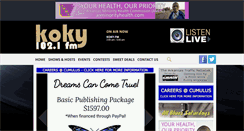 Desktop Screenshot of 1021koky.com